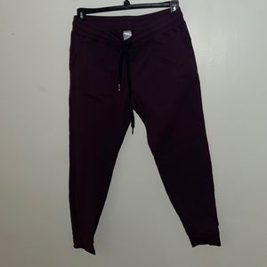 Zyia Large Plum Unwind Active Jogger Pants
